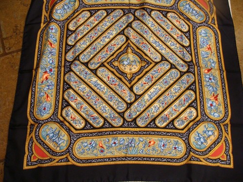 Hermes silk scarf qalamdan - hermes,