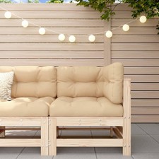 Corner Sofa Beige Oxford