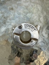 Doherty Vintage Embossed Motorcycle Alloy Throttle Housing, Period Correct, 22mm