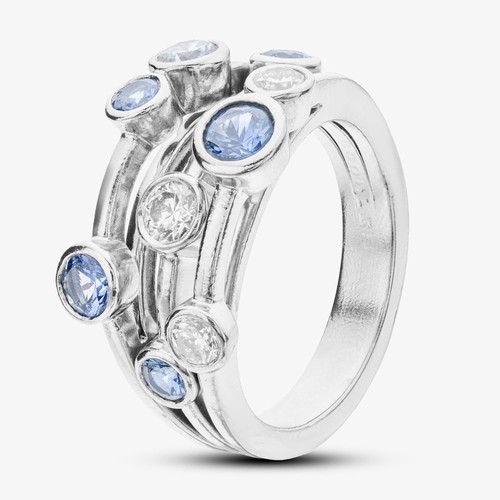 Second hand platinum - platinum, sapphire
