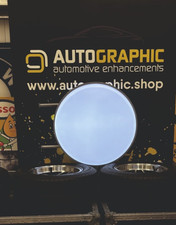 Light Up Box Wall Sign Circle