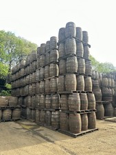 8 X Solid Oak Whisky Barrel