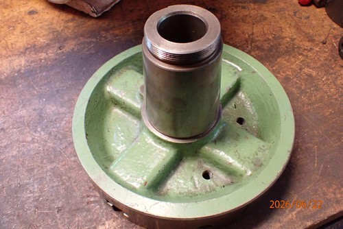 Slotted faceplate with taper - faceplate,