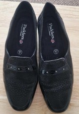 PADDERS BLACK LEATHER UK 5.5 E