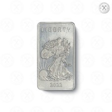 5x 1 oz .999 Tin Bullion Bar