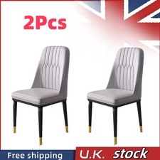 2X Dining Chairs Set Faux