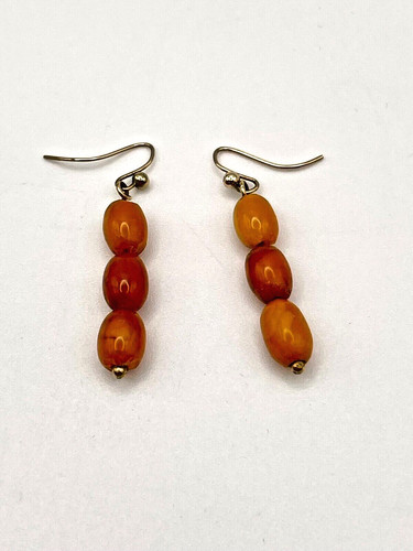 9ct gold butterscotch amber - 9ct,