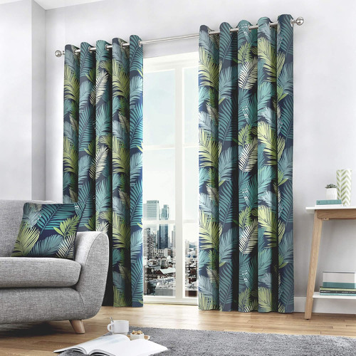 Tropical eyelet curtains 100 - tropical,