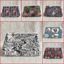 Girls/Boys Small Mini Wallet Card Coin Purse Zip Bag Vinyl  Super Hero's Cartoon