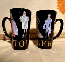 Pair of ROBERT TONNER Doll Promo 6" Mugs Sydney Chase Tyler Wentworth Fashion