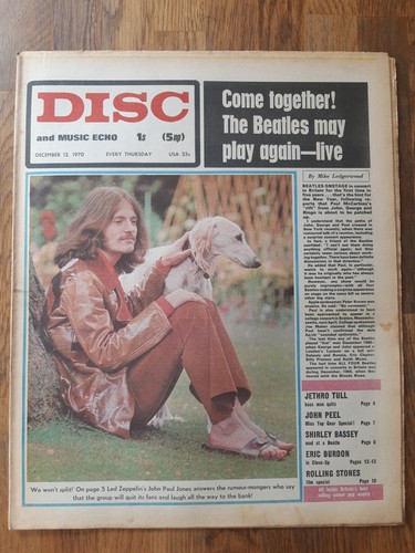 Disc and music echo - echo, december