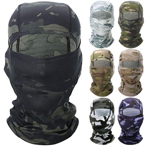 Camo full face mask balaclava - face,