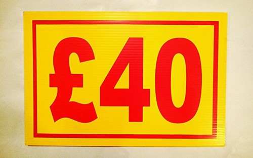 Market trader price - market, £40