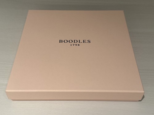 Boodles large square pink - pink, box