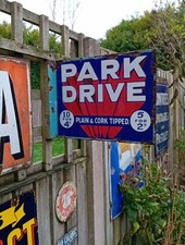 Vintage Original Enamel Advertising Signs.