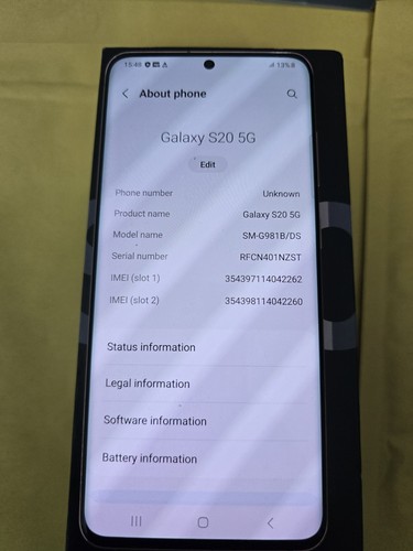 Samsung galaxy s20 - samsung, 128gb