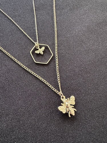 Bumblebee bee necklaces two - bumblebee,