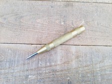 Vintage Brass Automatic Sprung Centre Punch