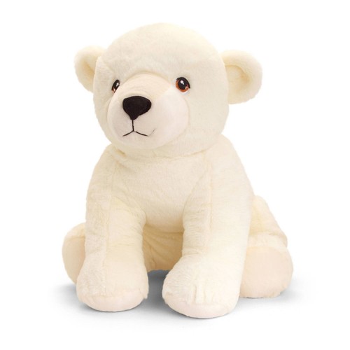 Keeleco polar bear stuffed - polar,