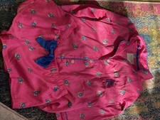 Ladies Bright Pink Floral Shorts Pyjamas From Abercrombie And Fitch Size Small