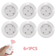 Led Under Cabinet Light Wireless Remote Control LED Night Light Battery Operated
