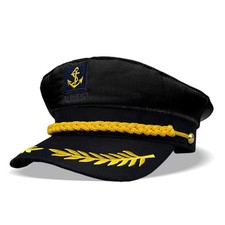 Adult Navy Captain Hat Yacht