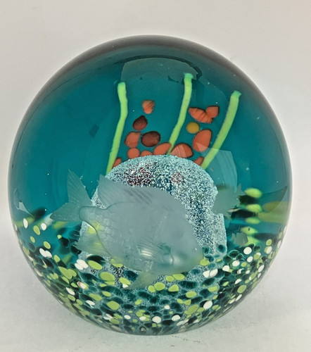 Caithness glass paperweight - glass,