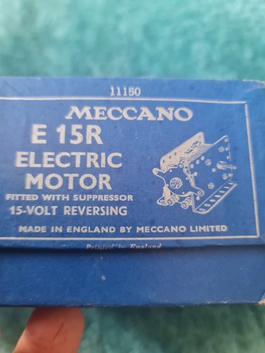 Meccano e15r motor - motor., new