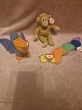 3 vintage Ty Beanie Babies