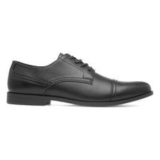 Beckett Mens Shoes Black Adults Lace Up Smart Formal Work Oxford SIZE