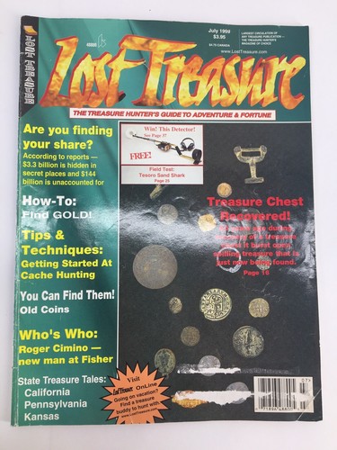 Lost treasure magazine july - lost,