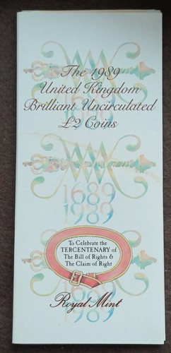 1989 royal mint bill - 1989,