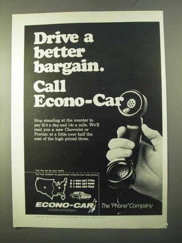 1970 econo car rental - car,