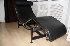 Vintage Le Corbusier style LC4 Chaise Longue Day Bed Chair