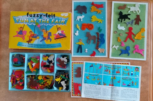 Vintage fuzzy felt - vintage,