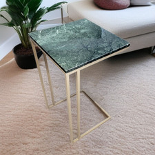 Genuine Marble & Steel End