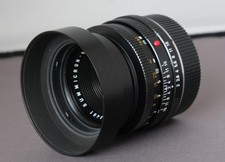 Leica Leitz Summicron-R 50mm f2 3-cam lens with Hood
