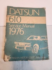 Datsun 610 Service Manual 1976