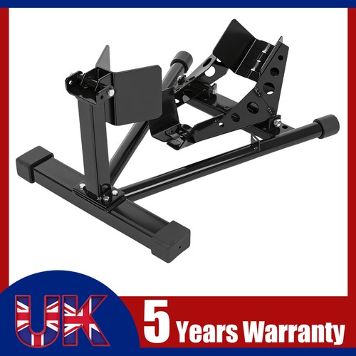 Motorcycle front wheel chock - front,