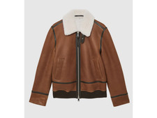 Reiss Harven Men Brown Leather
