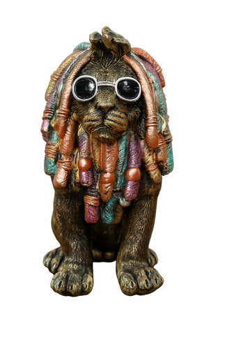 Cool reggae lion with - cool,