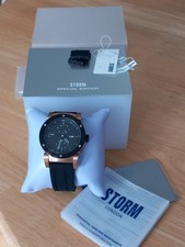 Storm Special Edition Hydron Rubber Strap Mens Watch S 7 1538