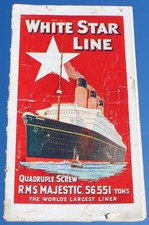 White star line - line, rms