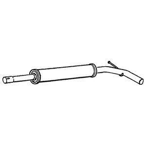 Klarius centre exhaust pipe - centre,