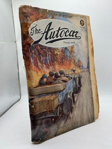 Scarce autocar nov 1922 - autocar,