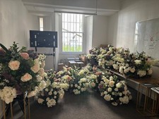 Luxury Wedding Decor JOB LOT Worth  Includes Floral Arrangements Candles, Arch +