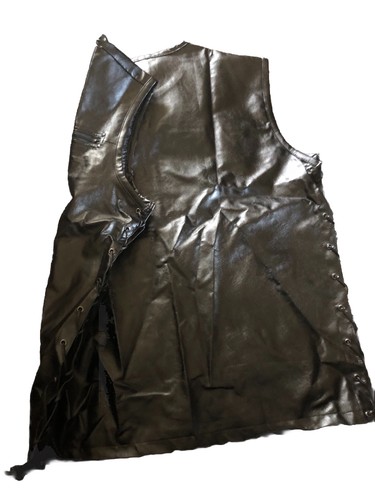 Leather waistcoat lace - , up