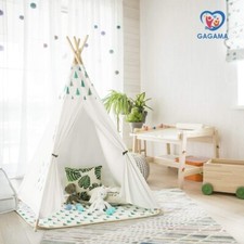 Kids' Teepee Tent with Mat &