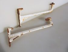 Vintage Iron Cistern Shelf Brackets Holders Shelve Antique Old 13"D