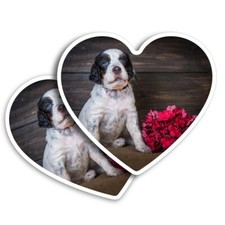 2x Vertical Vinyl Sticker